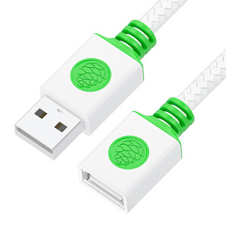 GCR PRO Extension Cable PROF USB 2.0 AM/AF textile shielding with braid