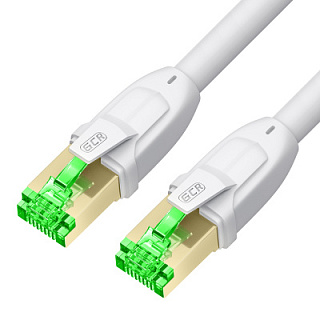 GCR PRO Patch cord LSZH PROF cat.8 SF/FTP RJ45 shielding foil GOLD T568B