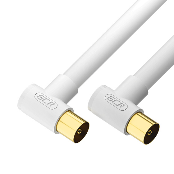 Купить GCR PRO Кабель антенный коаксиальный угловой TV M/M GCR-54880 — российского бренда GCR