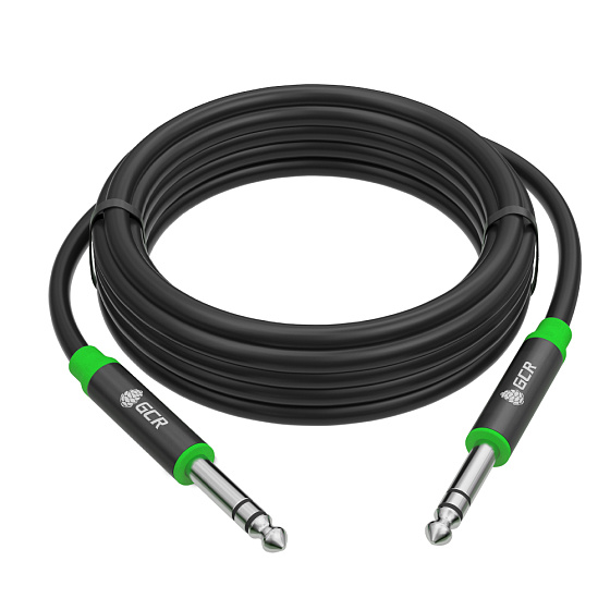 Купить GCR PRO Кабель аудио TRS jack 6,35mm M/M AL корпус GCR-53427 — российского бренда GCR