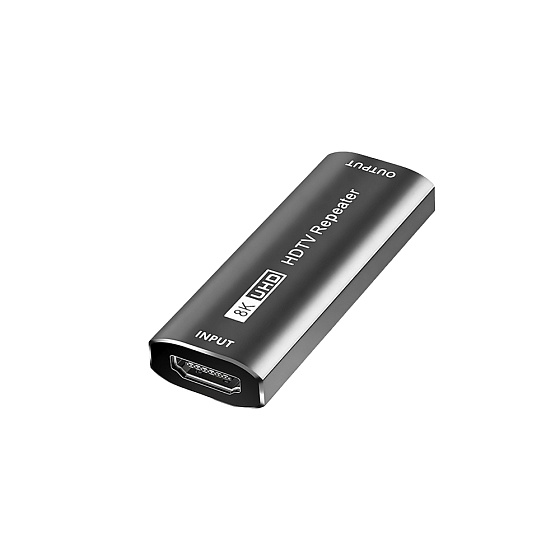Купить GCR Ретранслятор-удлинитель усилитель сигнала HDMI 2.0 UHD 8K 60Hz до 25М (10м+15м) 3D GCR-56358 — российского бренда GCR
