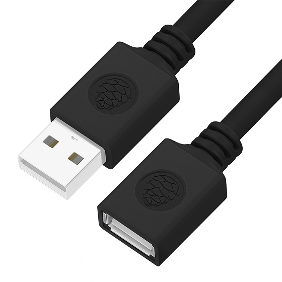 Купить GCR PRO Удлинитель USB 2.0 AM/AF GCR-57653 — российского бренда GCR