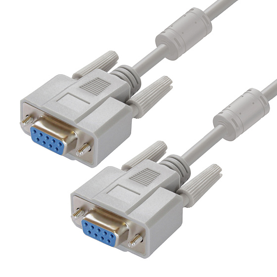 Купить GCR PRO Кабель PROF RS-232 модемный DB9F/DB9F медь ферриты GCR-56841 — российского бренда GCR