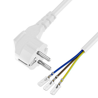 GCR PRO Power Cable DIY EU plug Schuko - knife terminals socket Cu