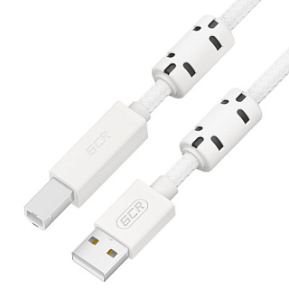GCR PRO Cable Nylon USB 2.0 AM/BM shielding with braid