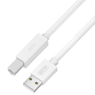 GCR PRO Cable Nylon USB 2.0 AM/BM shielding with braid