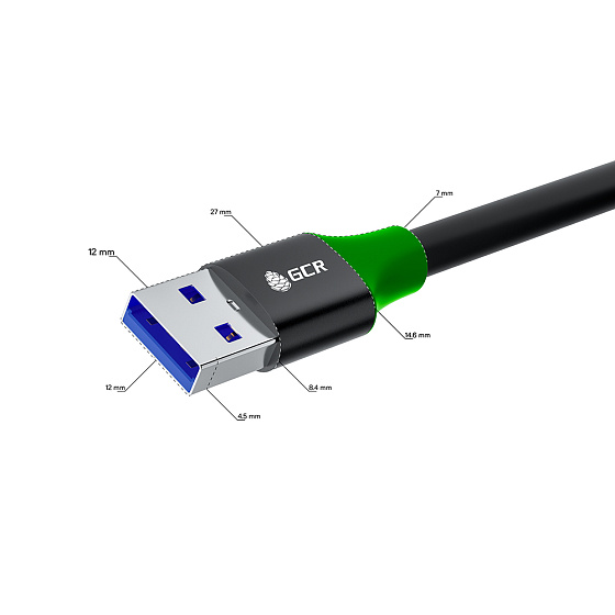 Купить GCR PRO Кабель USB 3.0 AM/CM 5 Гбит/c 60W экран с армированием GCR-56021 — российского бренда GCR