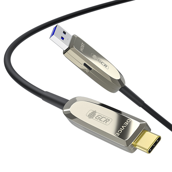 Купить GCR PRO Кабель AOC USB 3.2 Gen 2 AM / Type-C 10 Гбит GCR-56234 — российского бренда GCR