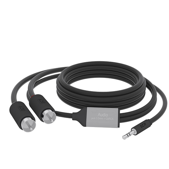 Купить GCR PRO Кабель переходник аудио jack 3.5mm / RCA x2 M/M GCR-53190 — российского бренда GCR