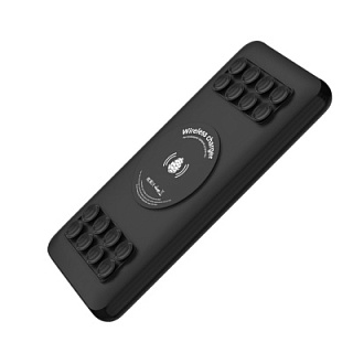 GCR PRO PowerBank 10000mAh – Qi Wireless Charging with Mount (15W + QC 3.0 + PD 18W), black