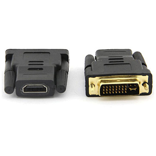 Переходник DVI-I 24+5M / HDMI 19F для мониторов телевизоров и компьютеров