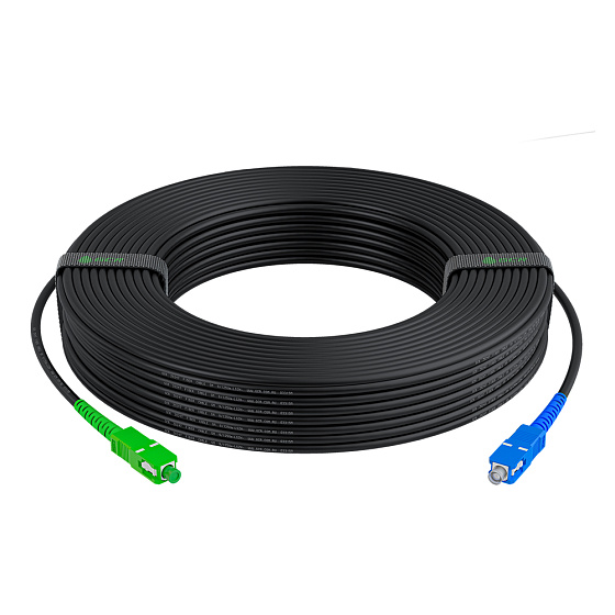 Купить GCR PRO Патч-корд оптический SC/APC - SC/UPC SM 9/125 Simplex LSZH GCR-56185 — российского бренда GCR
