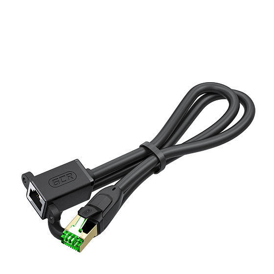 Купить GCR PRO Удлинитель патч-корда LSZH PROF кат.6A F/UTP крепление под винт RJ45 GCR-57746 — российского бренда GCR