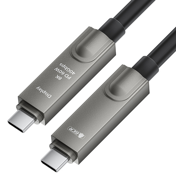 Купить GCR PRO Кабель AOC Type-C оптический 8K60Hz 40Gbps PD 60W M/M GCR-57749 — российского бренда GCR