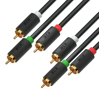 GCR PRO Audio-video Cable RCA M x3 / RCA M x3