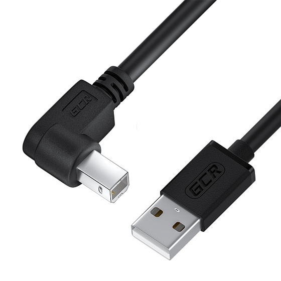Купить GCR PRO Кабель USB 2.0 AM/BM левый угол GCR-57718 — российского бренда GCR