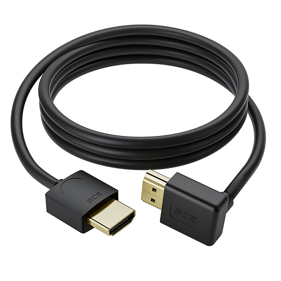 Купить GCR PRO Кабель SLIM HDMI 2.0 угол верхний экран UHD 4K 60Hz 18 Гбит GCR-55800 — российского бренда GCR