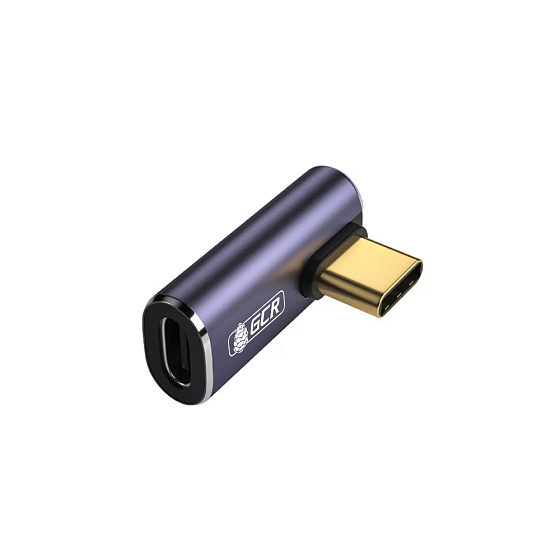 Купить GCR Переходник USB4 Type-C угловой M/F 40Gbps 8K60Hz GCR-57282 — российского бренда GCR