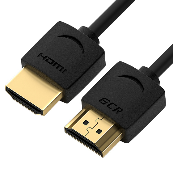 Купить GCR PRO Кабель SLIM HDMI 2.0 экран UHD 4K 60Hz 18 Гбит GCR-51597 — российского бренда GCR