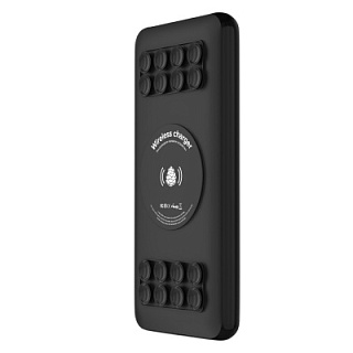 GCR PRO PowerBank 20000mAh – Qi Wireless Charging with Mount (15W + QC 3.0 + PD 18W), black