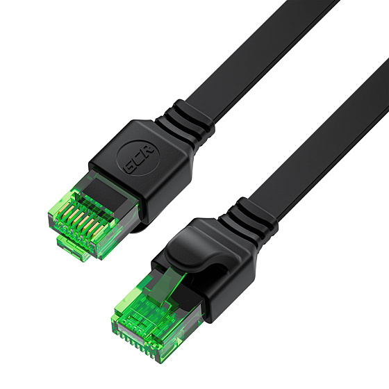 Купить GCR PRO Патч-корд плоский LSZH PROF кат.6 UTP медь RJ45 T568B GCR-52685 — российского бренда GCR