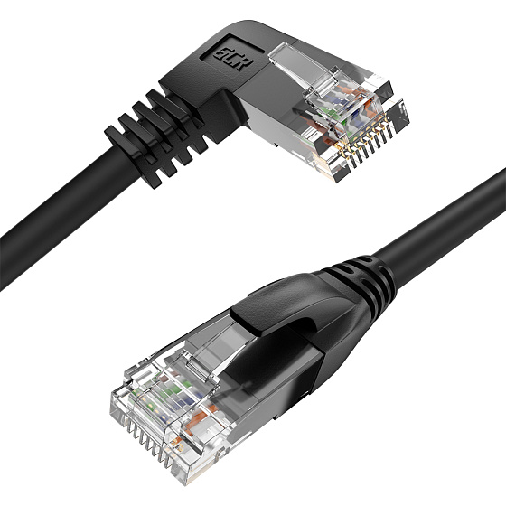 Купить GCR Патч-корд кат.5e UTP угол правый RJ45 T568B GCR-53146 — российского бренда GCR