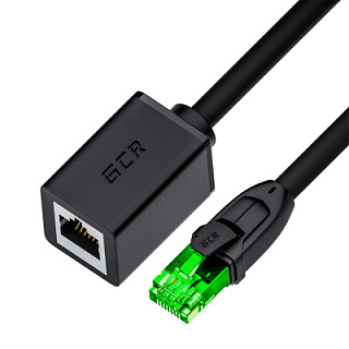 GCR PRO Удлинитель патч-корда прямой 1.5m, UTP медь, кат.6, 24 AWG, ethernet high speed 10 Гбит/с, RJ45, T568B