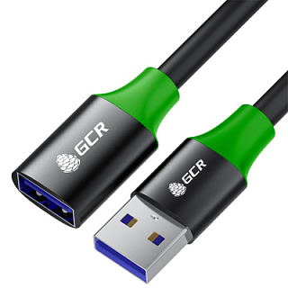 GCR PRO Extension Cable PROF USB 3.0 AM/AF 5Gbps shielding with braid