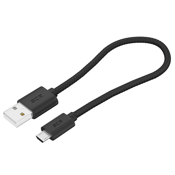 Купить GCR PRO Кабель MicroUSB быстрая зарядка QC в оплетке нейлон GCR-58199 — российского бренда GCR