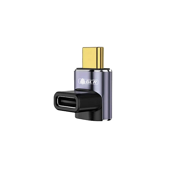 Купить GCR Переходник USB4 Type-C угловой M/F 40Gbps 8K60Hz GCR-57283 — российского бренда GCR