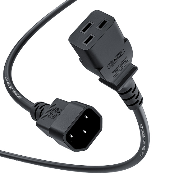 Купить GCR PRO Кабель питания PROF C19 - С14 медь GCR-56574 — российского бренда GCR