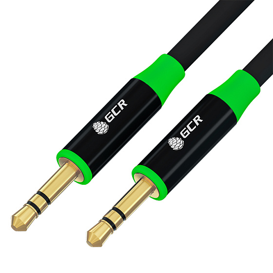 Купить GCR PRO Кабель аудио jack 3.5mm M/M GOLD AL корпус GCR-54763 — российского бренда GCR