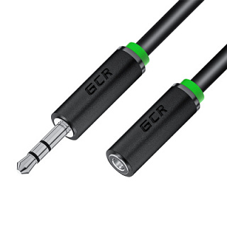 GCR PRO Audio Extension Cable jack 3.5mm M/F shield