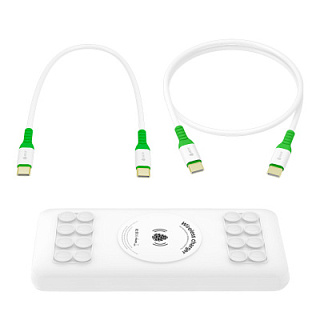 GCR PRO PowerBank 20000mAh Qi Wireless Charging/QC 3.0/PD+2 cables Type-C