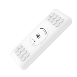 GCR PRO PowerBank 10000mAh – Qi Wireless Charging with Mount (15W + QC 3.0 + PD 18W), white