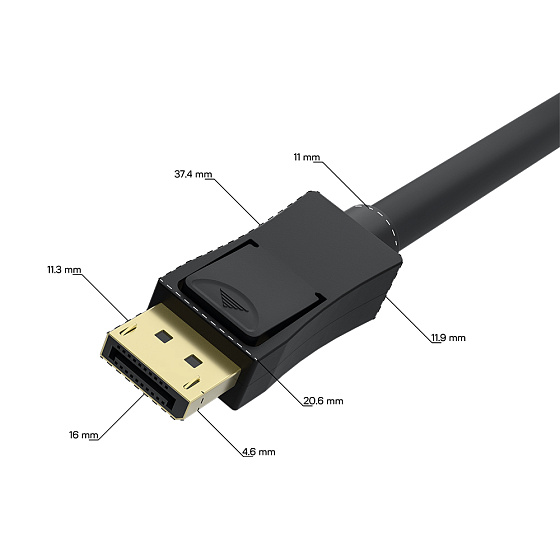 Купить GCR PRO Кабель переходник DisplayPort - HDMI UHD 4K 60Hz GCR-55529 — российского бренда GCR