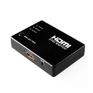Переключатель HDMI 3x1 1080P 60Hz для Smart TV PS3/PS4 + пульт ДУ