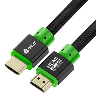 GCR PRO Cable PROF HDMI 2.0 3X shielding UHD 4K 60Hz 18Gbps textile
