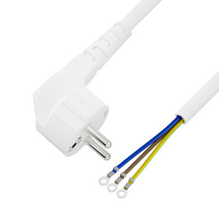 GCR PRO Power Cable DIY EU plug Schuko - ring terminals Cu