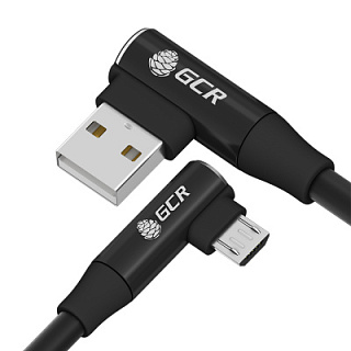 GCR PRO Cable MicroUSB fast charge QC angular for PowerBank Silicone