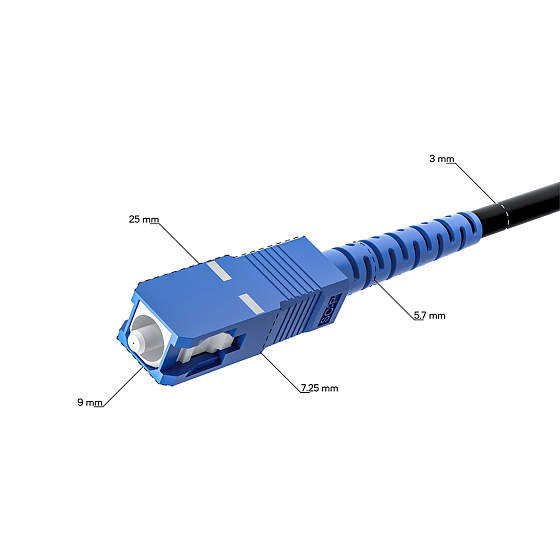 Купить GCR PRO Патч-корд оптический SC/UPC SM 9/125 Simplex LSZH
 GCR-56594 — российского бренда GCR