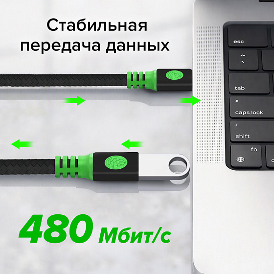 Купить GCR PRO Кабель переходник PROF Type-C/AF оплетка текстиль экран фольга/оплетка GCR-58138 — российского бренда GCR