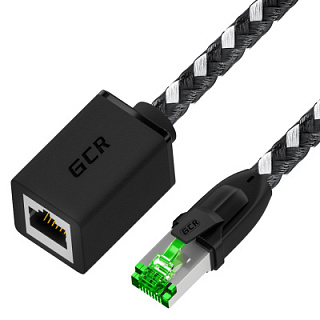 GCR PRO LAN Extension Cable cat.6A UTP Textile Copper RJ45 24 AWG