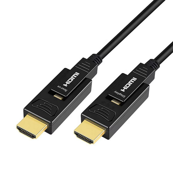 Купить GCR AOC Кабель оптический HDMI 2.1 8K 4K120Гц съемный HDMI + Micro HDMI 48 Гбит/с GCR-58040 — российского бренда GCR