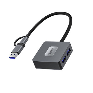 GCR PRO USB-C HUB 4-in-1 Adapter USB-C/USB-A to 4x USB 3.2 Ports