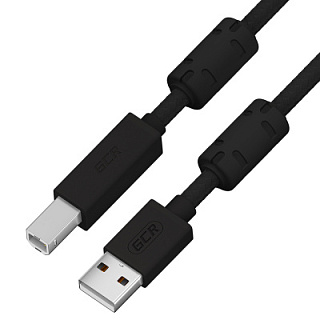 GCR PRO Cable Nylon USB 2.0 AM/BM shielding with braid