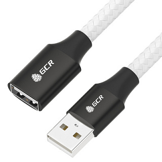 GCR PRO Extension Cable PROF USB 2.0 AM/AF nylon shielding with braid