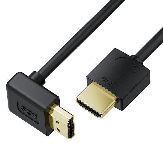 Купить GCR PRO Кабель SLIM HDMI 2.0 угол верхний экран UHD 4K 60Hz 18 Гбит GCR-55800 — российского бренда GCR