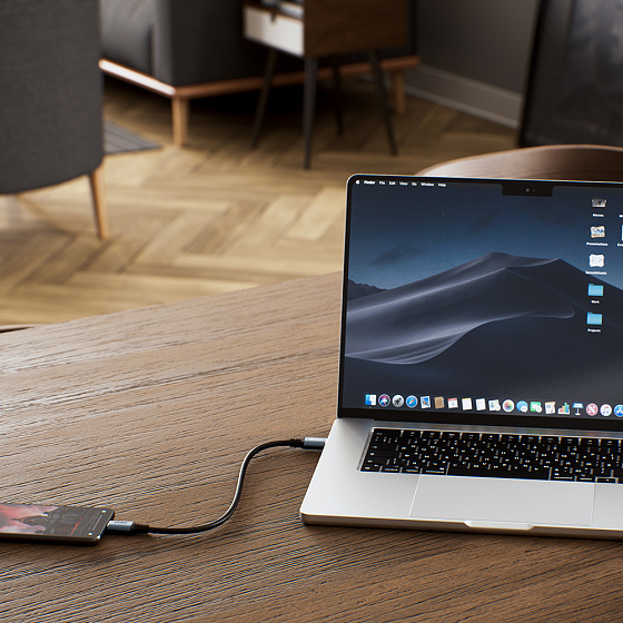 Купить GCR PRO Кабель USB4 Type-C 100W 40Гбит/с 8K60Hz в оплетке нейлон GCR-54619 — российского бренда GCR