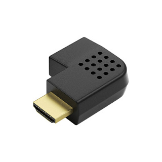 Переходник HDMI - HDMI угловой 90° плоский для телевизора, PS4, PS5, XBoX